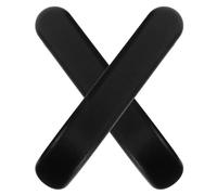 HAKIDZEL Cuscinetti Nero per Bracciolo Sedia a in Poliuretano Autoformante Facili da Pulire e Confortevoli, Distanza Fori 12cm, 1 per Sostituzione Braccioli