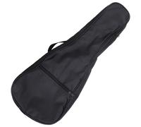HAKIDZEL Custodia per Ukulele e Mandolino Spessa Nera, Pratica e Comoda, Adatta a Strumenti Fino a 23 Pollici, Design Semplice e Bello il Trasporto Musicale