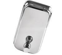 HAKIDZEL Dispenser Liquido in Acciaio Inossidabile da 800ml, Ricaricabile, Design a Muro, per Hotel e Bagno Pubblico