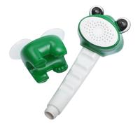 HAKIDZEL Doccino Manuale in Plastica Morbida Verde Doppia Ventosa e Elevata Resistenza per Bagno e Vasca da Bagno Domestica