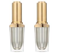 HAKIDZEL Flaconi per Smalto Vuoti in Acrilico 10ml 2 Pezzi per Miscelazione e Creazione Colori Unghie per DIY Nail Art Colore Casuale