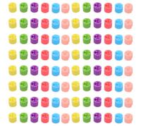 HAKIDZEL Grucce colorate per la codifica dei colori dei vestiti, in plastica 180, con elevata resistenza alla deformazione e scritta chiara per le famiglie