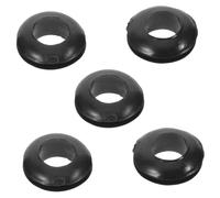 HAKIDZEL Iniettore di Fumo in Silicone per Cloche di Vetro Nero, 5 Pezzi, Compatibile e Versatile per Cucine Professionali e Domestiche, Migliora Sapore