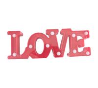 HAKIDZEL Luce Decorativa LED a Lettere Love Rossa per San, Insegna Luminosa da Tavolo Creativa per Atmosfera Romantica in Casa e Festa