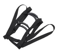HAKIDZEL Maniglia per Nera in Webbing e Silicone, Resistente e Confortevole, per Pazienti Mobilità Ridotta per Cambiare Posizione