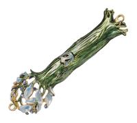 HAKIDZEL Mezuzah Design Vintage e Aspetto in Lega di Zinco Verde Santifica e Protegge la Casa Decorazione Giudaica per Porta D'ingresso a Vari Ambienti