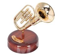 HAKIDZEL Musical Box Ornament Decorativo a Forma di Strumento, Oro