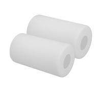 HAKIDZEL Paralume Facile da Pulire Cilindrico 2 Pezzi in Vetro Bianco Illuminazione Soffusa e Design Elegante per Lampada da Tavolo e Spazi Living
