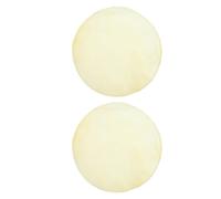 HAKIDZEL Pelli di Ricambio in Pelle di Capra per Tamburo da 35 CM, 2 Pezzi Rotondi per Conga e Tamburello, Accessori per Percussioni Professionali in Allenamento e Performance