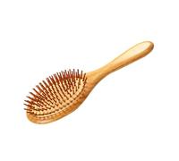 HAKIDZEL Pettine Massaggiante Legno Antistatico per Spazzola Naturale per Massaggio Scalpico per Rilassamento e Stimolazione Follicoli Colore Legno Naturale