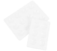 HAKIDZEL Piastre di Reazione Design Compatto Set 4 Pezzi e Facile da Conservare 6 e 12 Fori in Ceramica Bianco per Laboratori e Lezioni di Chimica