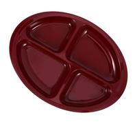 HAKIDZEL Piatto Diviso in Silicone Antiscivolo e Antiscottatura per Anziani e Adulti, Piatto per Alimentazione Sezioni, per Abitudini Alimentari degli Anziani