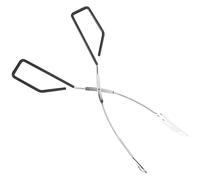 HAKIDZEL Pinze Design Monoblocco in Ferro per Barbecue Clip Forate per Drenare per Bistecche e Uova alla