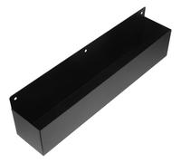 HAKIDZEL Porta Bombolette Spray da Muro in Metallo Nero 42X11X8Cm, Scaffale Porta Flaconi per Garage e Officina, Supporto Pratico per Ambienti di Lavoro e Casa