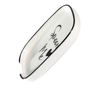 HAKIDZEL Posa Cucchiaio per Cucina in Ceramico Elegante e Resistente, Poggia Cucchiaio per Decorare la Tavola da Pranzo e Organizzare gli Accessori da Cucina