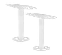 HAKIDZEL Pressino per Verdure Fermentate in Plastico Bianco 2 Pezzi Rete a Griglia, Design Compatto ed Ergonomico, per Picnic All'aperto e Fermentazione Casalinga