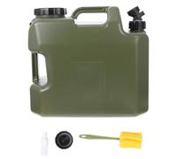 HAKIDZEL Secchio Portatile per Acqua Maniglia e Rubinetto 18l PE Verde | Capacità 18l, Struttura Compatta e Pratica, Uso Esterno e Caccia, Ottimizza lo Spazio di Stoccaggio