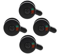 HAKIDZEL Serratura Porta Plastica Indicatore Occupato/vuoto 4 Pezzi per Bagni Pubblici, Blocco Privacy per Servizi Igienici Aeroporti e Uffici, Facile Installazione e Sicurezza