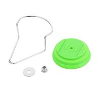 HAKIDZEL Set 4 Pezzi Accessori per Tagliaerba a Batteria con Base, Dado, Rondella e Paraschizzi, Compatibile con Piccoli Tosaerba Elettrici da Giardino, Ricambi per Manutenzione e