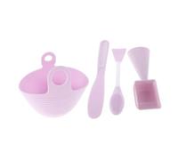 HAKIDZEL Set Ciotola Silicone Piccola Mescolare Maschera Viso Cucchiaio Pennello Aste Contenitore Cura Pelle Spa Fai-da-te