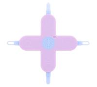 HAKIDZEL Set Pulizia Naso e Orecchie per Ragazzo Ragazza, 4 in 1, Design a Croce, in Pp e Pet, Lavanda, per Respirazione Facilitata e Taglio Unghie Sicuro