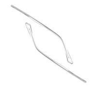 HAKIDZEL Stanghette per Occhiali di Ricambio in Metallo, Trasparenti | Resistenti a Deformazioni e Piegature, Stile Moderno e Versatile, Compatibili Vari Modelli di Montatura