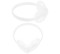 HAKIDZEL Supporto Realizzazione Paraorecchie Invernali Plastica in per Bianco e Paraorecchie 2 Struttura Semplice Protezione Freddo