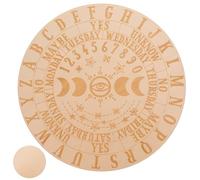 HAKIDZEL Tavola Divinatoria Legno MDF Simboli Artistici Decorazione Casa e Accessorio per Pratiche Meditative e Divinazione