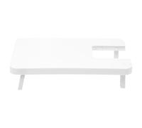 HAKIDZEL Tavolo di Prolunga Pieghevole in ABS per Macchina da Cucire Bianco Design Semplice e Funzione Pratica per Accessori da Cucito Domestici