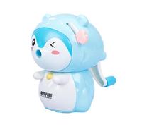 HAKIDZEL Temperamatite a Forma di Volpe in Plastica e Metallo, Efficiente e Comodo, la Scuola la Casa, Design Cartone Animato Carino e Color Blu Stili multipli
