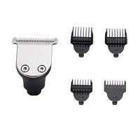 HAKIDZEL Testina di Ricambio Accessorio per Regolabarba in Metallo per Rasoio Uomo 1 Clipper e 4 Pettini Corpo e Separabili, Professionale e Domestico