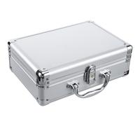 HAKIDZEL Valigia Manico Comodo in Lega di Alluminio Attrezzi Vuota Custodia Resistente per Professionale e Trasporto di Accessori e Oggetti di Valore