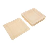 HAKIDZEL Vassoio da Portata in Legno Massello a Forma di Barca, Set 20 Pezzi, Piatti per Sushi e Antipasti Natalizi, Vassoio Leggero per Catering e Presentazioni di Sashimi