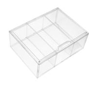 HAKIDZEL Vetrina Elegante Trasparente Impilabile Porta Magnetica Acrilica Scatola Espositiva per Esposizione di Action Figure e Modellini per Collezionismo da Tavolo