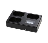Hakimme USB C Camera Battery Dock con tre alloggiamenti batteria per | Display LCD con corpo verticale compatto, rotazione singola, doppia o tripla batteria prima di viaggi e lavoro sul campo