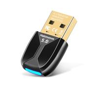 Hakimonoe Aggiornato USB Bluetooth 5.4 Adattatore per PC, Dongle USB Wireless per Laptop Desktop Windows 11 10 8.1 7, Plug n Play Cuffie Bluetooth Auricolare Altoparlante Mouse Tastiera Controller