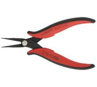 Hakko CHP PN-2016 Long-Nose Pliers, Pointed Nose, Rounded Outside Edges, Smooth Jaws, 32mm Jaw Length, 1.2mm Nose Width, 3mm Thick Steel