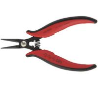 Hakko CHP pn-5025 Long round-nose Pliers, Smooth Jaws, 23 mm jaw length, 2 mm diametro punta, acciaio spesso 5 mm