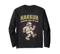 Hakkuh Hardcore Dall'inizio Gabber Hardstyle Maglia a Manica