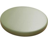 Haklein Cuscino rotondo per sedia da pranzo in pelle PU, con memory foam, antiscivolo, morbido, per finestra, tatami, sgabello, per soggiorno, patio, giardino (diametro 40 cm, verde)
