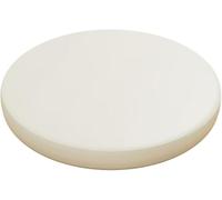 Haklein Cuscino rotondo per sedia da pranzo in pelle PU, con memory foam, antiscivolo, morbido, per finestra, tatami, sgabello, per soggiorno, patio, giardino (diametro 35 cm, beige)