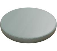 Haklein Cuscino rotondo per sedia da pranzo in pelle PU, con memory foam, antiscivolo, morbido, per finestra, tatami, sgabello, per soggiorno, patio, giardino (diametro 30 cm, blu grigiastro)