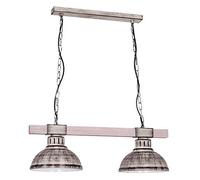 Lampadario Vintage 2X E27 Shabby Lampada Da Soffitto Cucina Illuminazione