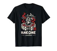 Hakone Giappone Onsen Hot Spring Lago Ashi Viaggio Souvenir Maglietta