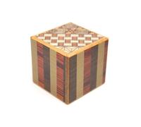 Hakone Yosegi Secret Box Scatola Puzzle in Legno a 4 Passi con Cassetto Giappone