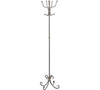 HAKU Appendiabiti Antracite, Metallo - Dim. A 180 cm x Ø 46 cm, Stile Art Deco