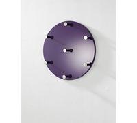 HAKU Appendiabiti da parete mora, cromo, MDF, metallo - Dim. P 5 cm x Ø 35 cm, Stile Moderno