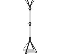 HAKU Appendiabiti da terra nero, bianco, MDF, Appendiabiti per cappotti Metallo - Dim. L 41 cm x A 178 cm x P 41 cm, Stile Moderno