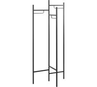 HAKU Appendiabiti nero, metallo - Dim. L 70 cm x A 170 cm x P 36 cm, Stile Moderno