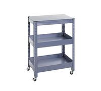 HAKU Möbel, blu, in metallo - dimensioni: L 50 x A 75 x P 32 cm, stile: moderno